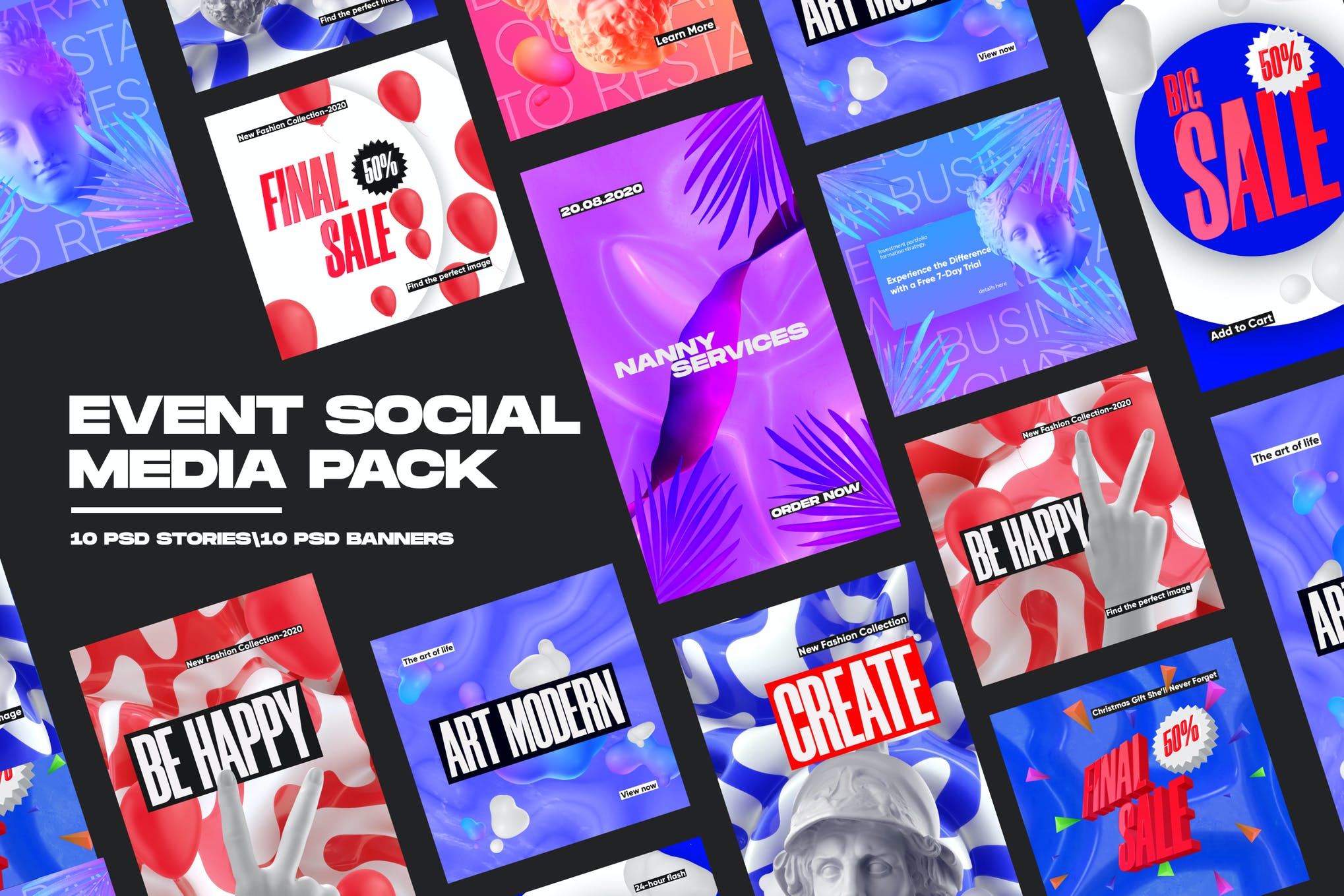 MotionMediaGroup Event Social Media Pack（4712）