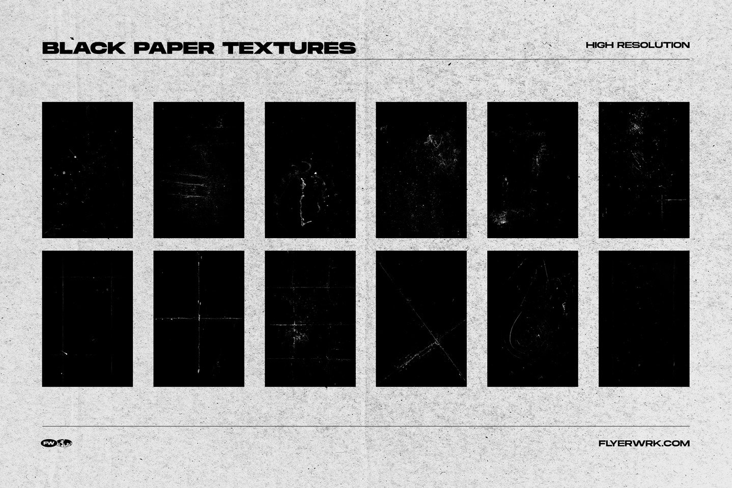 Flyerwrk 100个高分辨率做旧质感脏纸纹理背景  100 Dirty Paper Textures（5248）图层云9