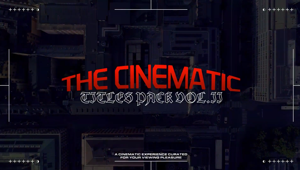 James Abadi 高质量专业创意电影场景边框图标标题包 The Cinematic Title Pack V2（5943）图层云4