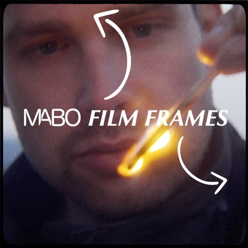 MABO 复古电影帧质感胶片颗粒漏光框架老式相机声音素材包（6060）图层云