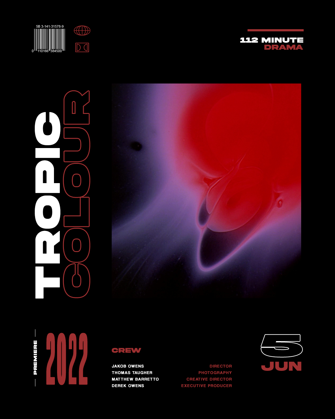 Tropic Colour 视觉美学电影社交媒体海报PR/FCPX/PS模板框架 Cinematic Poster Templates（6095）图层云