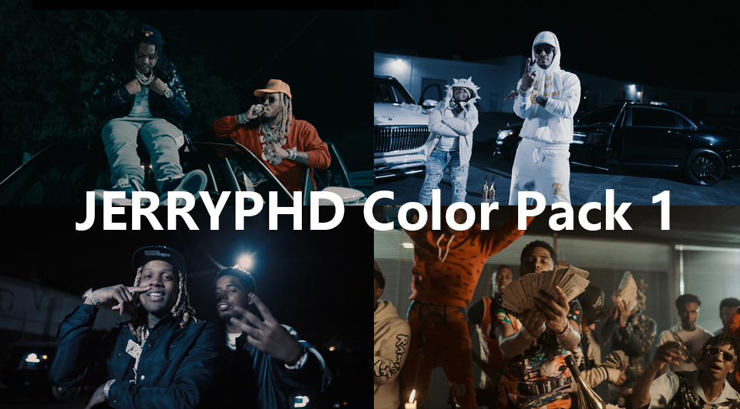 JERRY PRODUCTION 欧美街头嘻哈风格LUTS调色预设包 JerryPHD Color Pack 1（6179）