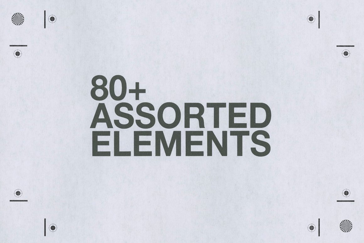 Blkmarket 81款极简印刷商标注册色标规范图标AI矢量设计素材 Print Marks – 80+ Assets（6209）图层云