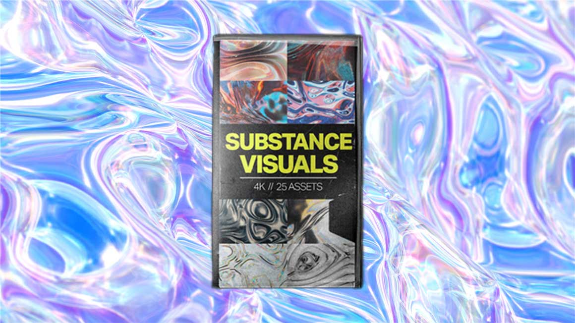 Tropic Color 艺术抽象液态酸性金属镀铬封面背景视觉素材包 Substance VISUALS & TEXTURES（6372）图层云