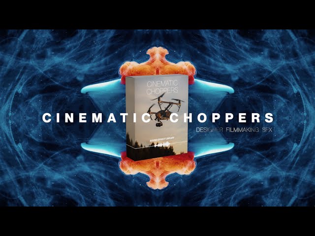 Cinematic 好莱坞电影级速度张力斩波器无人机掠过音效包 Choppers SFX Library （6871）图层云