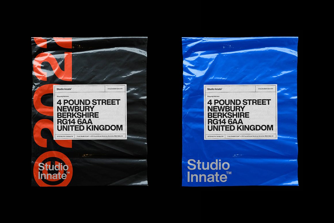 Studio Innate 新潮抽绳运动包手提包塑料袋品牌印花物料PSD模板 Bags - Mockup Bundle（6881）图层云
