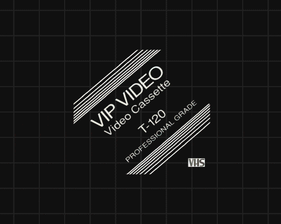 Vlad Zuy 230多个复古VHS盒式磁带全息贴纸徽标标签二维码纸张PNG素材包 230+ VHS Cassette Elements（6884）图层云