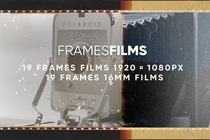 Jorge Salazares 高分辨率复古胶片燃烧电影遮罩镜头边框 Frames Films（6976）图层云