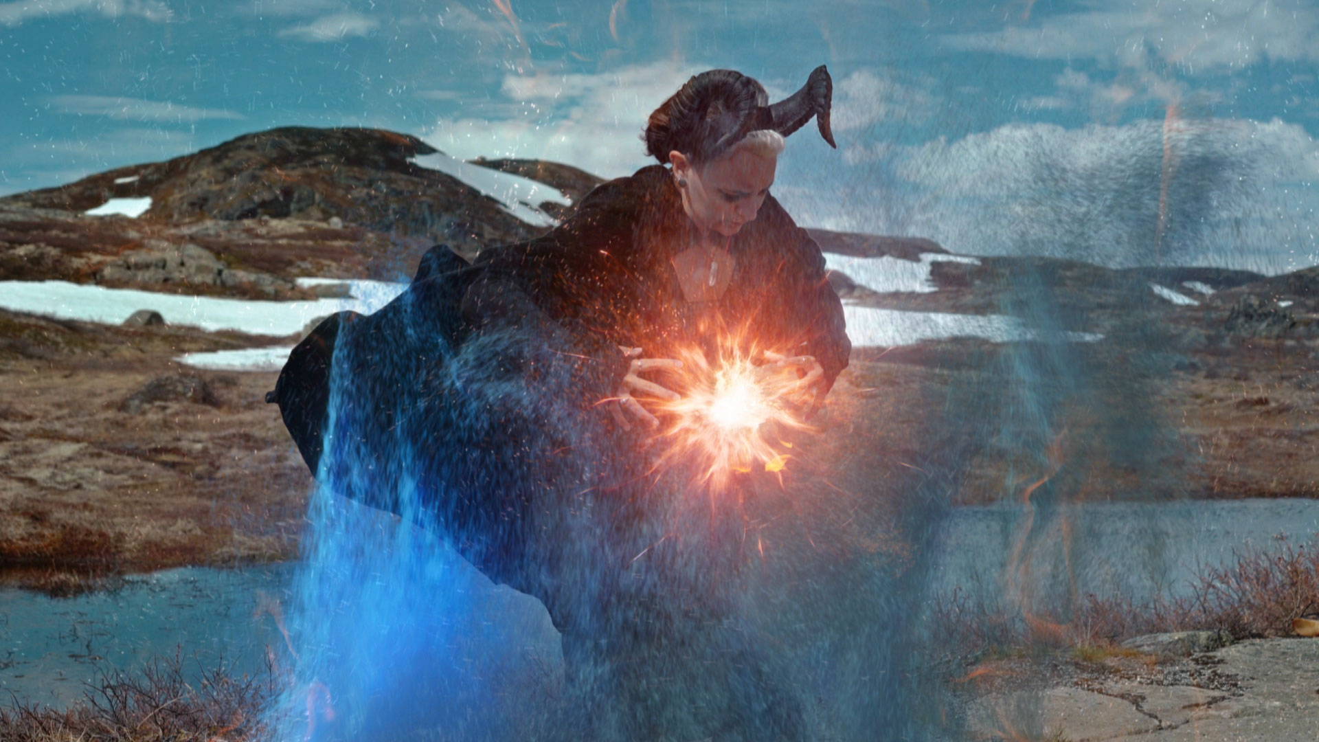 BIGFILMS 220个奇幻宇宙黑魔法能量法术粒子火烟雾龙怪物电影制作包 DARK MAGIC Pack（7065）图层云8