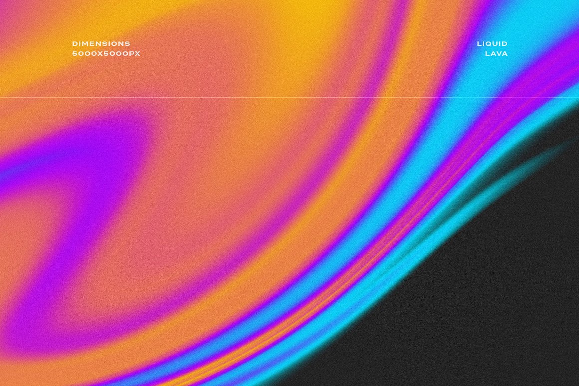 Liquid Lava 20款炫彩流体渐变迷幻液体熔岩油漆抽象艺术海报背景底纹PSD图片设计素材 Luminescent Textures（7104）图层云6