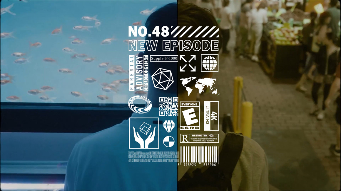LAYER LAB 30个抽象手工电影分级细节图标封面海报设计元素视频素材 GRAPHIC FILM DETAILS（7192）图层云21