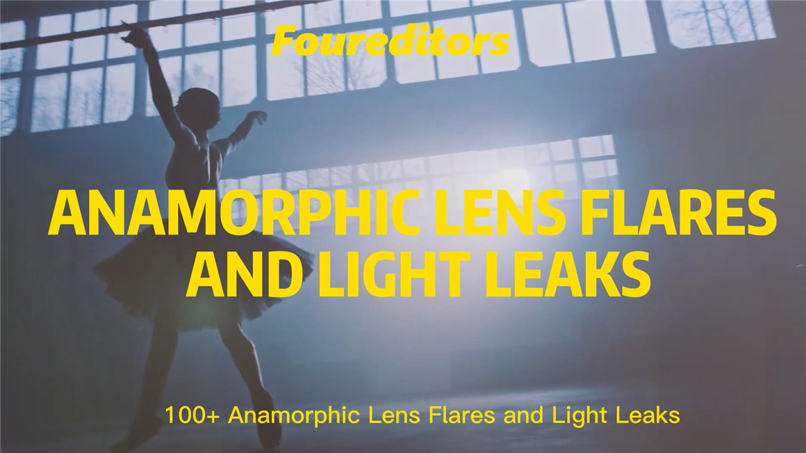 FOUR EDITORS 100个复古镜头烧伤损坏漏光散景辉光泄漏划痕叠加视频素材 Lens Flares and Light Leaks（7197）图层云2
