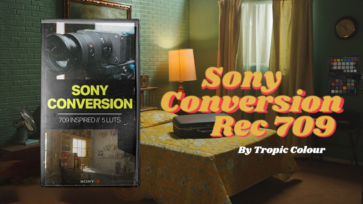 Tropic Colour 5个索尼S-LOG3转换模拟Rec 709色彩LUT预设包 Sony S-LOG3 Conversion LUTS & LOOKS（7216）