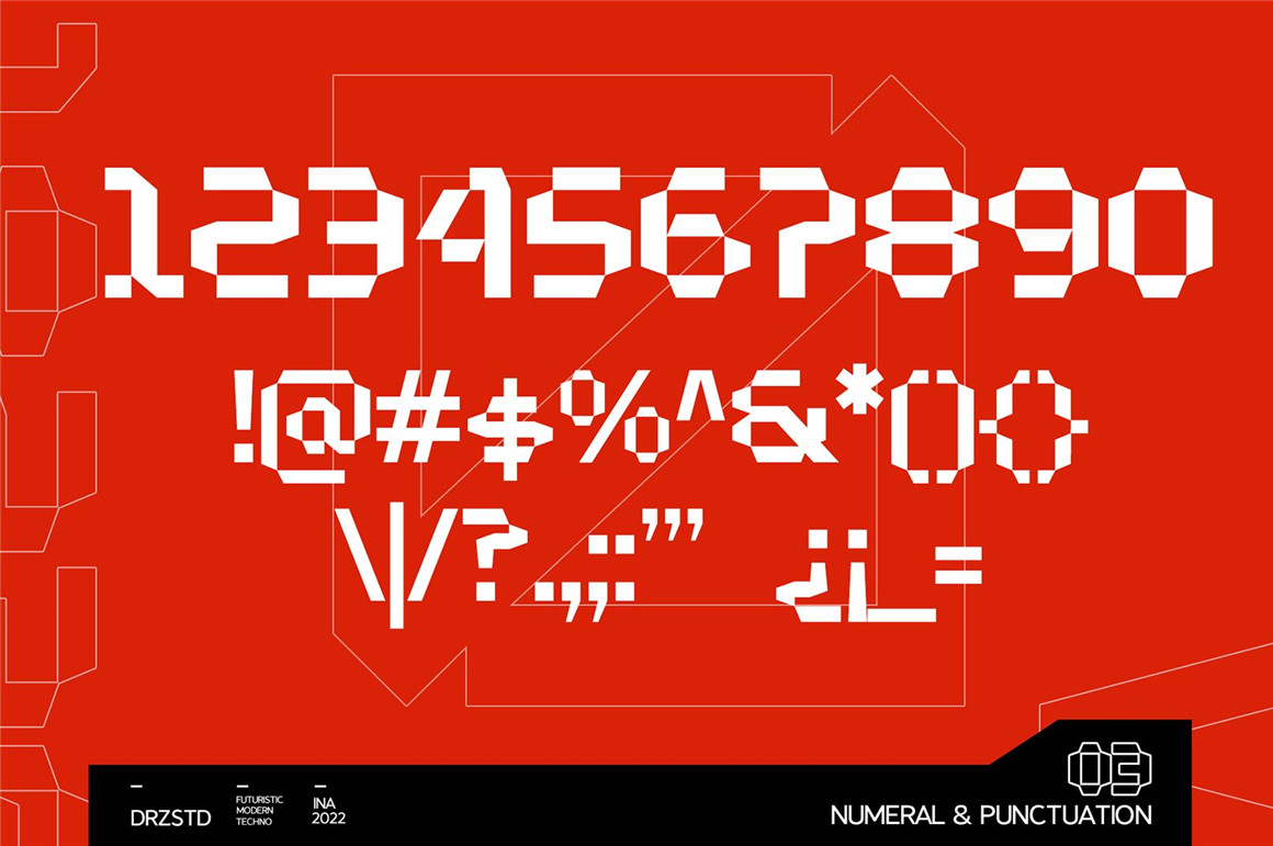 Sitewalk 未来派暗黑机能科幻像素风格海报封面英文字体 Futuristic Pixel Font（7222）图层云