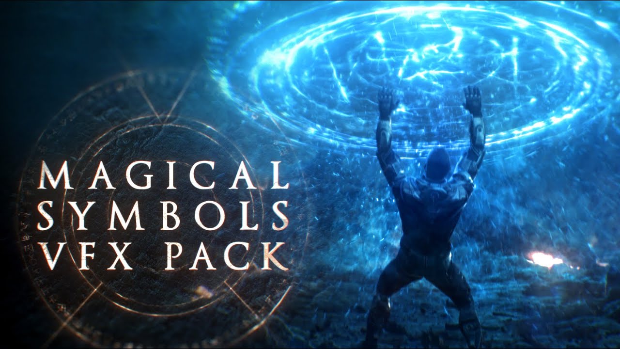 TriuneDigital 80个好莱坞魔兽世界魔法神奇符号战斗效果电影视觉特效包 Magical Symbols VFX Pack（7560）