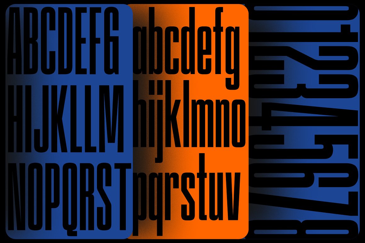 英文字体：现代时尚紧凑风格海报杂志服装标题字体 Heliuk | Modern Condensed Font（7608）图层云3