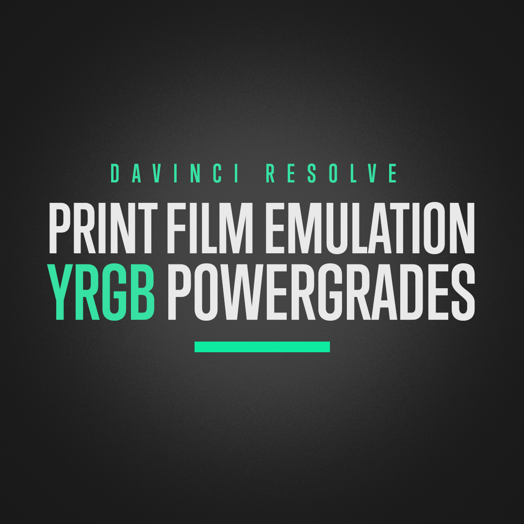 Juan Melana 达芬奇胶片仿真模拟调色节点 Kodak 250D + Kodak 2393 – YRGB Print Film Emulation PowerGrades（7626）