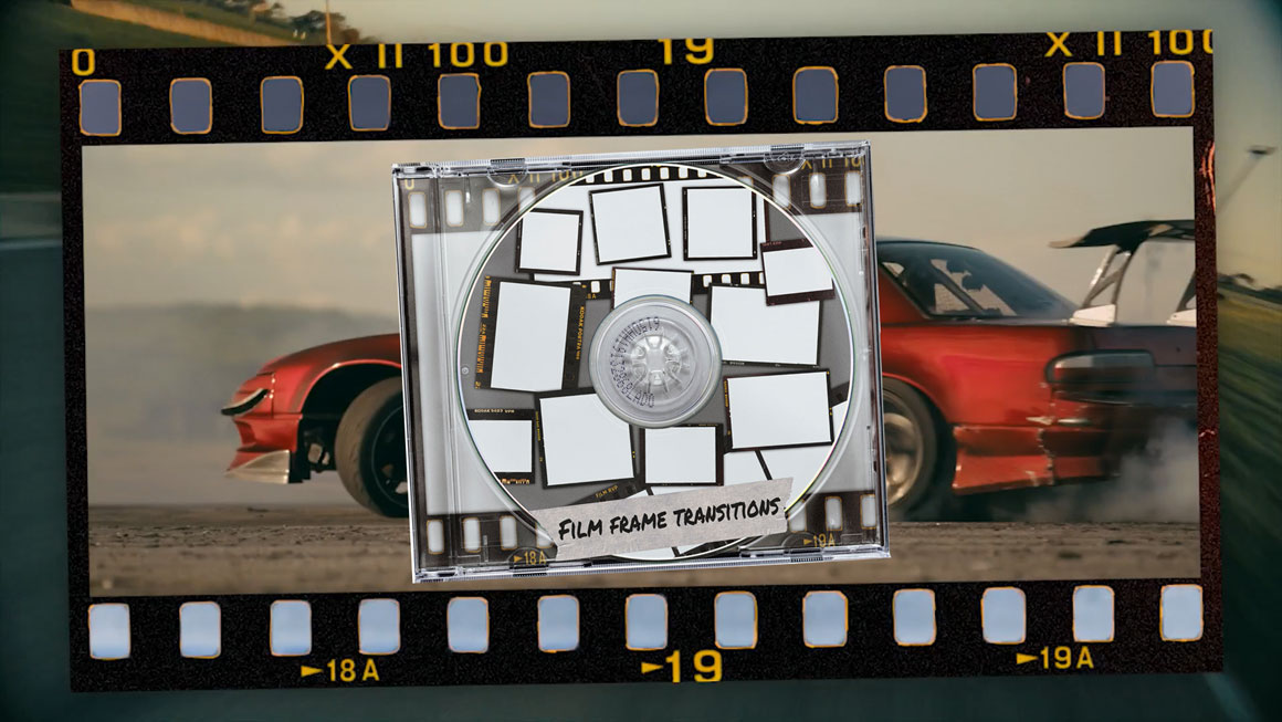 Bryan Delimata 32个复古柯达宝丽来电影胶片帧打孔边框转场过渡+音效+PNG素材包 Film Frame Transitions（7664）图层云