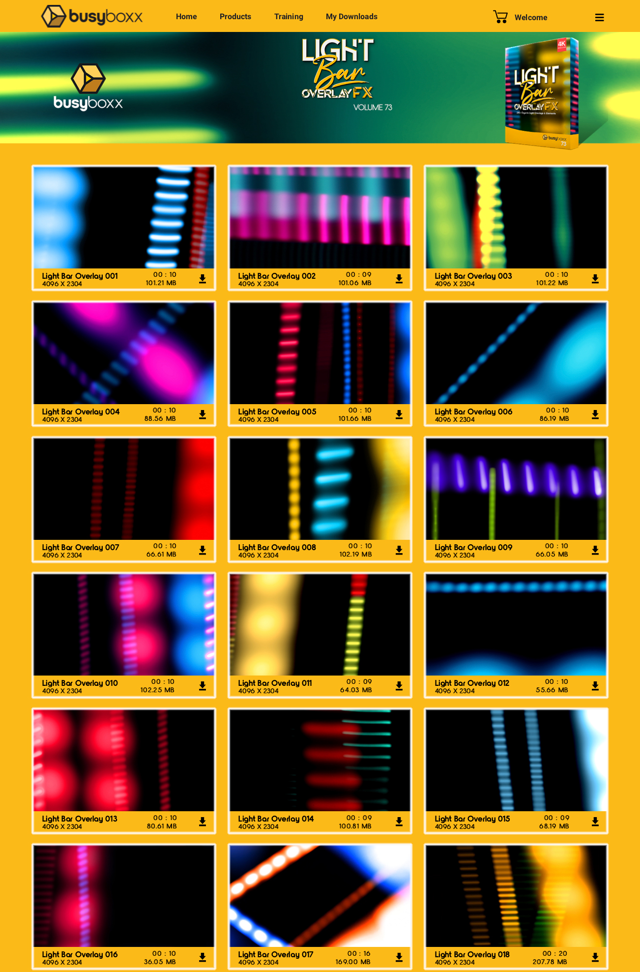 Busy Boxx 211多个霓虹多彩舞蹈灯光条耀斑光叠加元素4K视频素材 V73 Light Bar Overlay FX（7178）图层云1