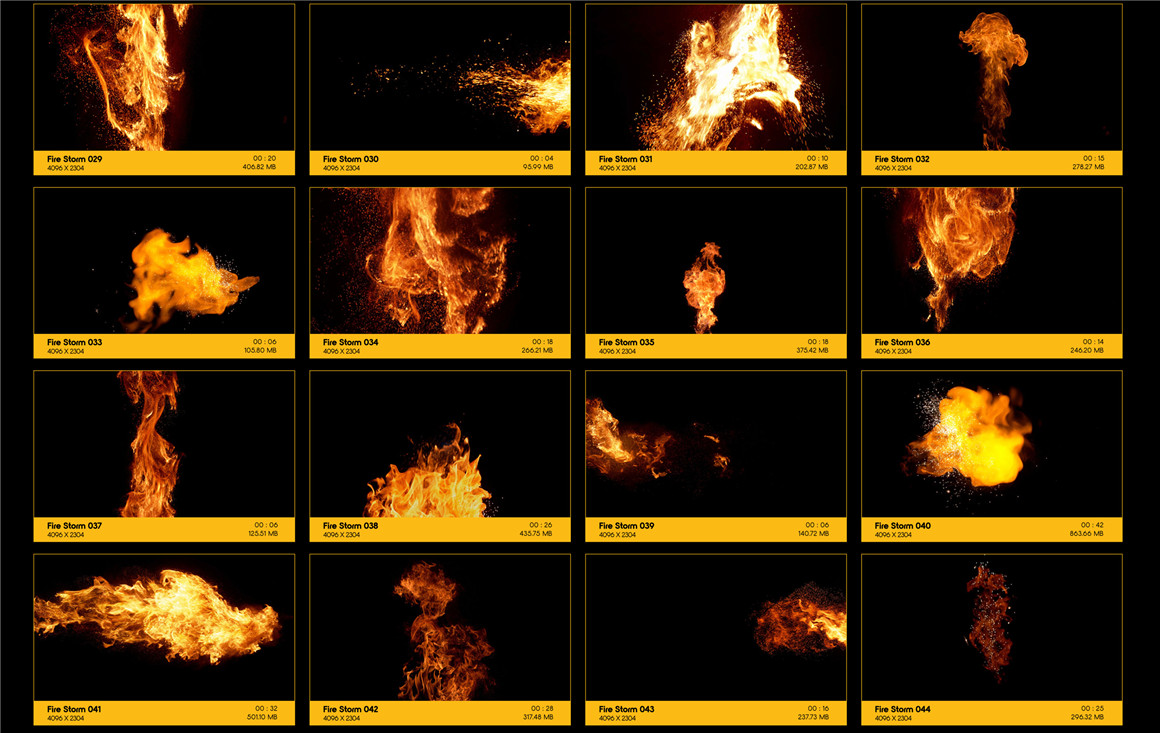Busy Boxx 81个火焰燃烧喷射特效合成动画4K视频素材 V70 Fire Storm（7760）图层云6