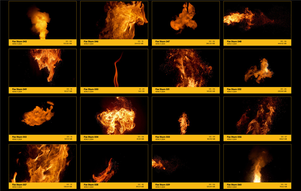 Busy Boxx 81个火焰燃烧喷射特效合成动画4K视频素材 V70 Fire Storm（7760）图层云7