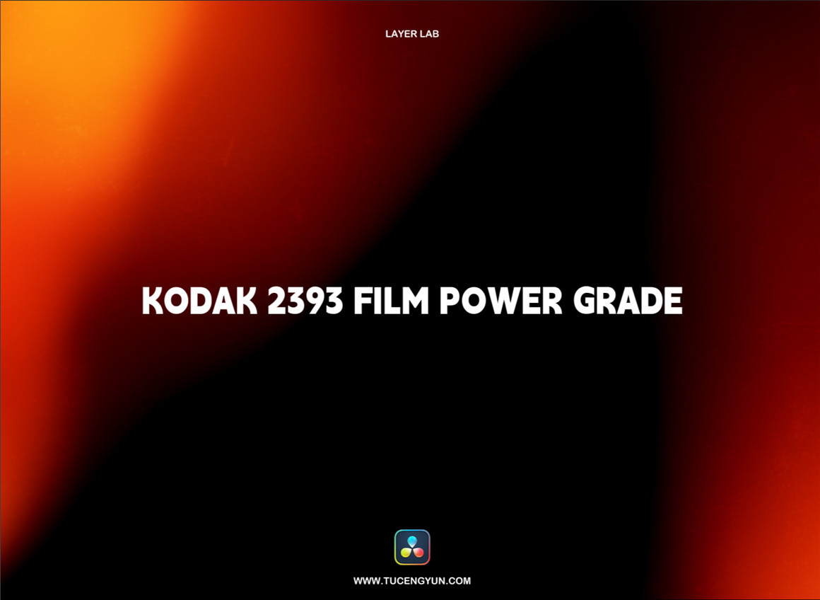 复古电影美感柯达2393胶片模拟达芬奇调色节点 Kodak 2393 Cinematic PowerGrade（7770）图层云13