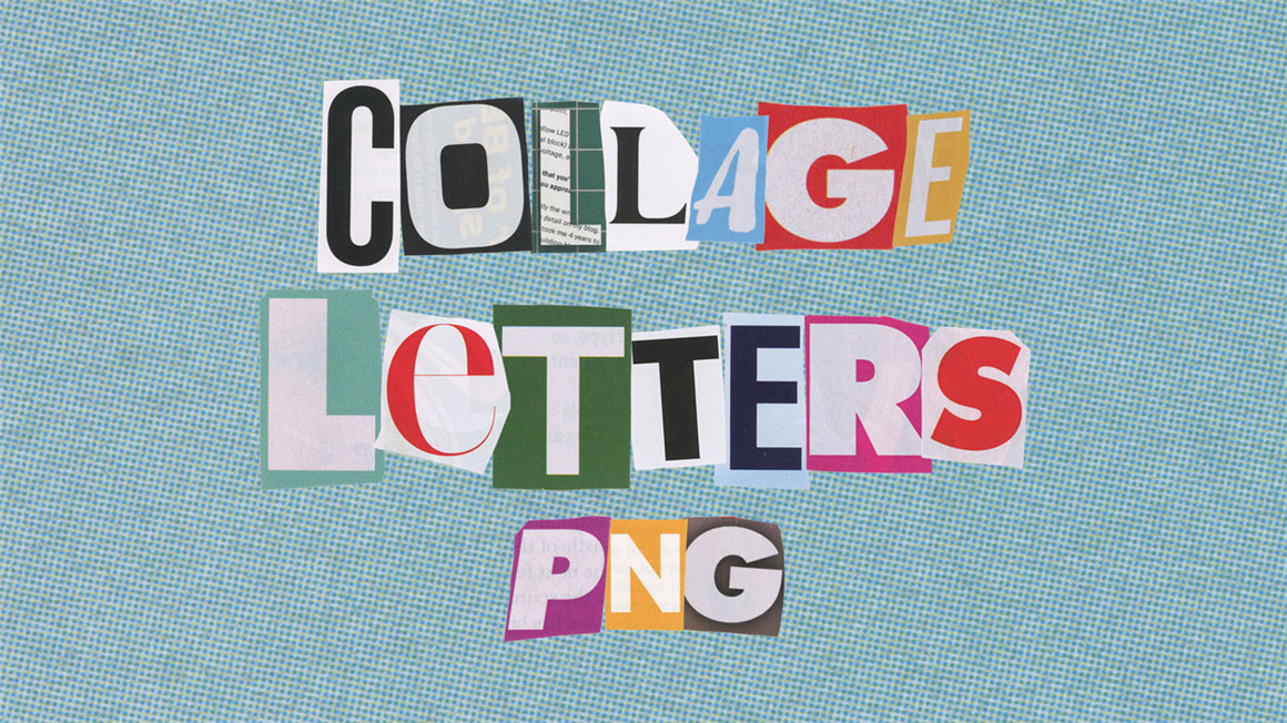 500多种拼贴艺术美学杂志报纸手工剪裁字母数字符号背景免扣PNG+视频素材包 Sickboat Magazine Cut Out Letters PNG + Animations（7171）图层云