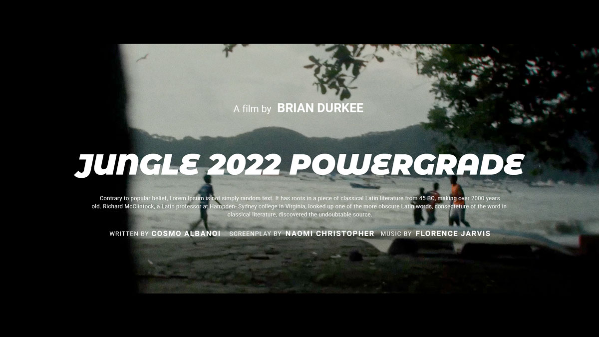 深绿色自然风景旅拍达芬奇调色节点 JUNGLE 2022 POWERGRADE（7811）