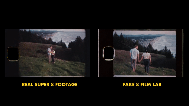 FAKE 8 FILM LAB 50多个真实SUPER 8MM胶片模拟闪烁模糊光晕抖动效果达芬奇节点+视频/音效素材（7839）图层云