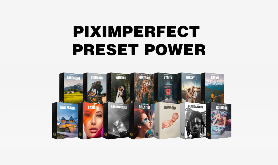 PIXIMPERFECT 200个独特风格多类别摄影师必备调色预设包 PRESET POWER (XMP.DNG.LR.LUTS)图层云