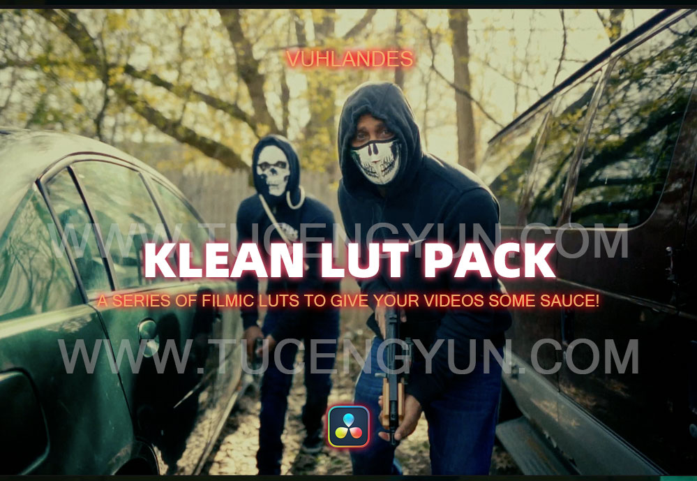 Vuhlandes 胶片模拟复古暖色光晕嘻哈风格MV制作调色预设LUTs包 Klean LUT Pack（7955）图层云