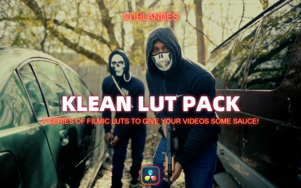 Vuhlandes 胶片模拟复古暖色光晕嘻哈风格MV制作调色预设LUTs包 Klean LUT Pack（7955）图层云