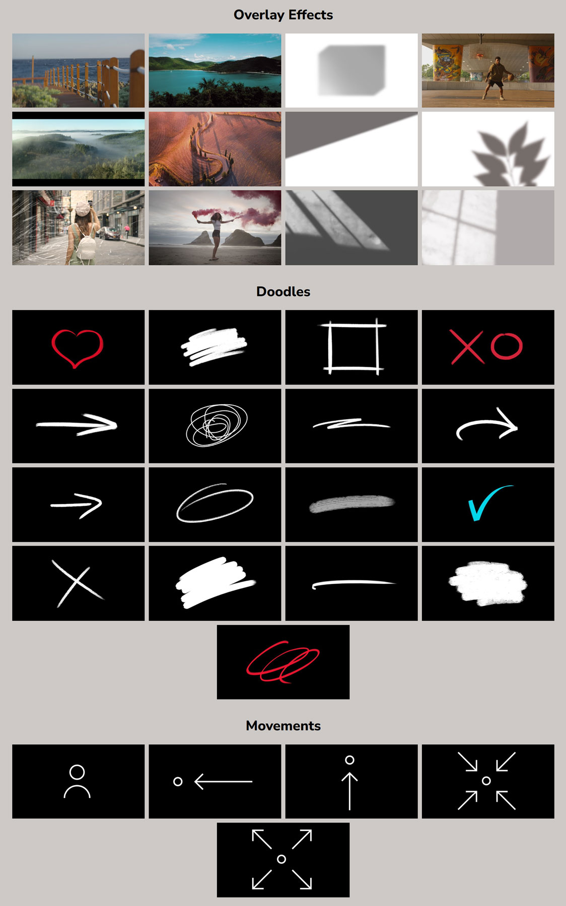 Motionvfx 160种多样化情绪拼贴艺术胶片框手绘涂鸦胶带标题插件包 Motionvfxm Collage（7980）图层云