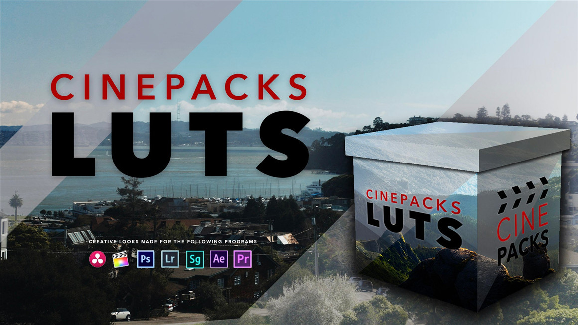 CINEPACKS 30个高品质电影电影外观色彩分级LUT调色预设包 CINEPACKS LUTS（8019）