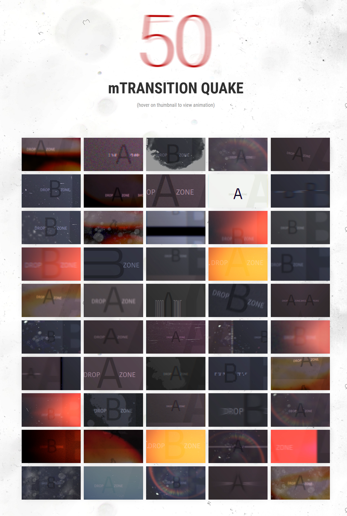 FCPX插件：50种史诗级震撼电影大片抖动过渡转场动画 motionVFX – mTransition Quake（8045）图层云1
