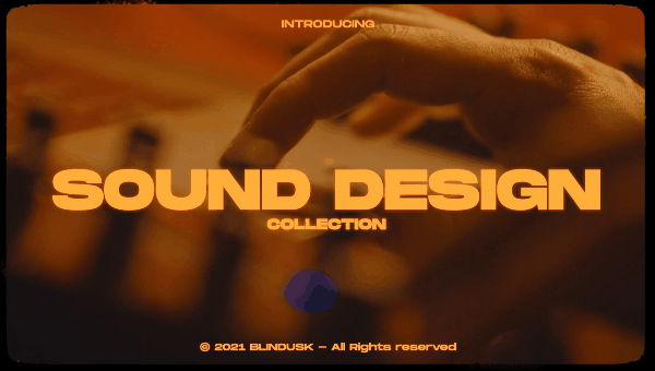 Blindusk 1000个电影美感叙事场景氛围摩托车烟花撞击金属擦拭转场音效包 SOUND DESIGN COLLECTION（7966）