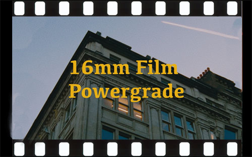 达芬奇Super16mm胶片模拟日光灯光光晕肤色晕影节点树 Keys Film Powergrade+Lut（8097）