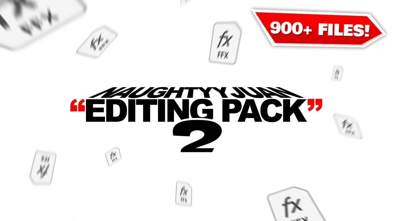 嘻哈3D字体覆盖预设摇晃文本动画纹理+音效 NaughtyyJuan Editing Pack V2（8400）
