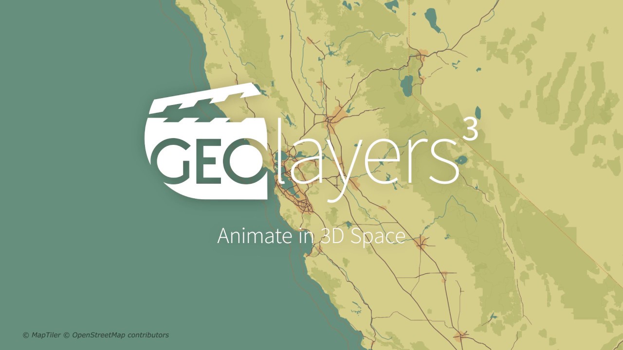 AE脚本：世界地图位置路径展示动画工具 GEOlayers 3 v1.5.7（8441）