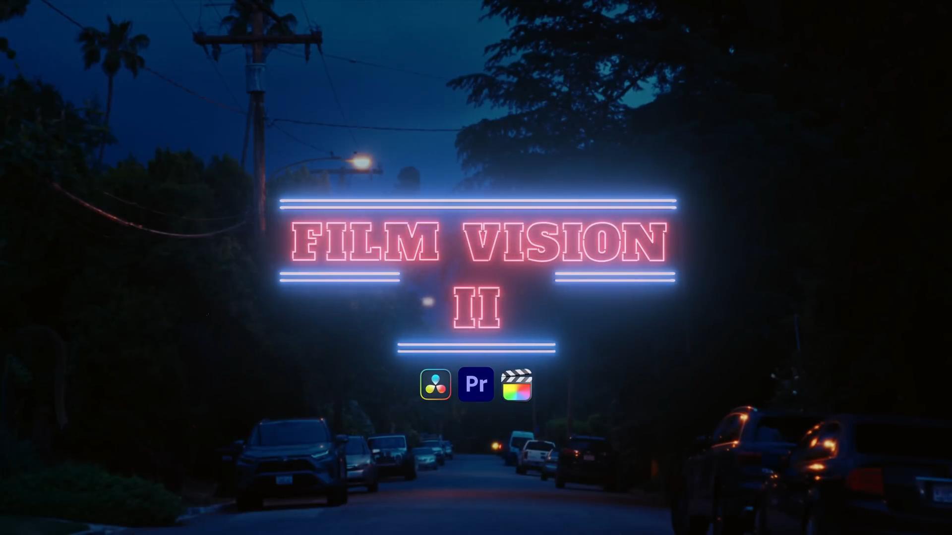 SERR FilmVision V2 LUT Pack 复古柯达Vision3 500T/250D胶片模拟仿真商业级颜色分级预设包（8463）图层云