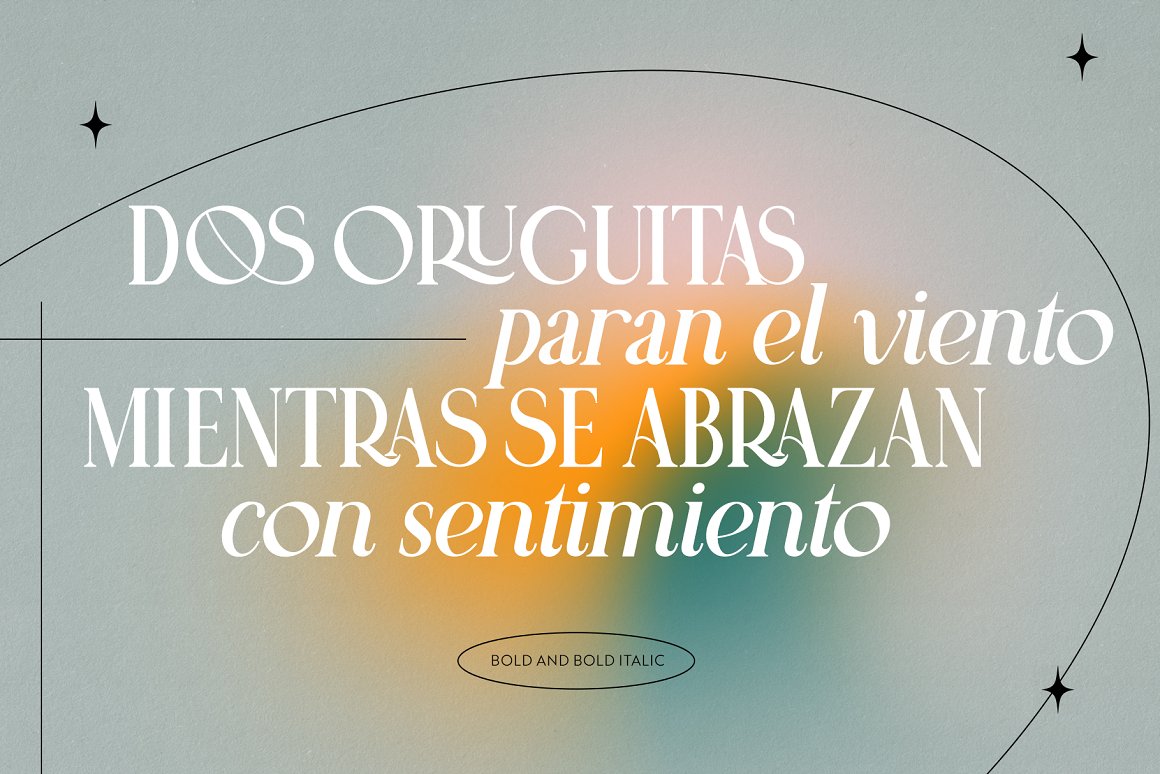 复古女性化现代时尚经典海报杂志标题LOGO设计衬线英文字体安装包 ORUGUITAS | Modern Serif Font（8464）图层云