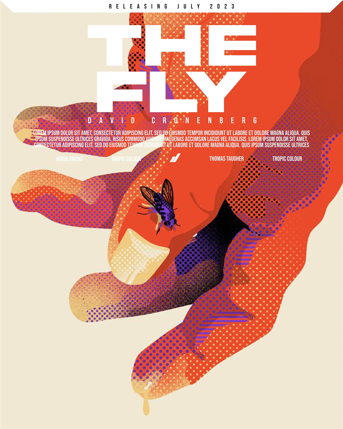 15个极简主义大胆视觉冲击电影海报封面设计框架AE/PR/PS模板 Tropic Colour – Cinematic Social Media Poster Templates Vol 2（8471）图层云
