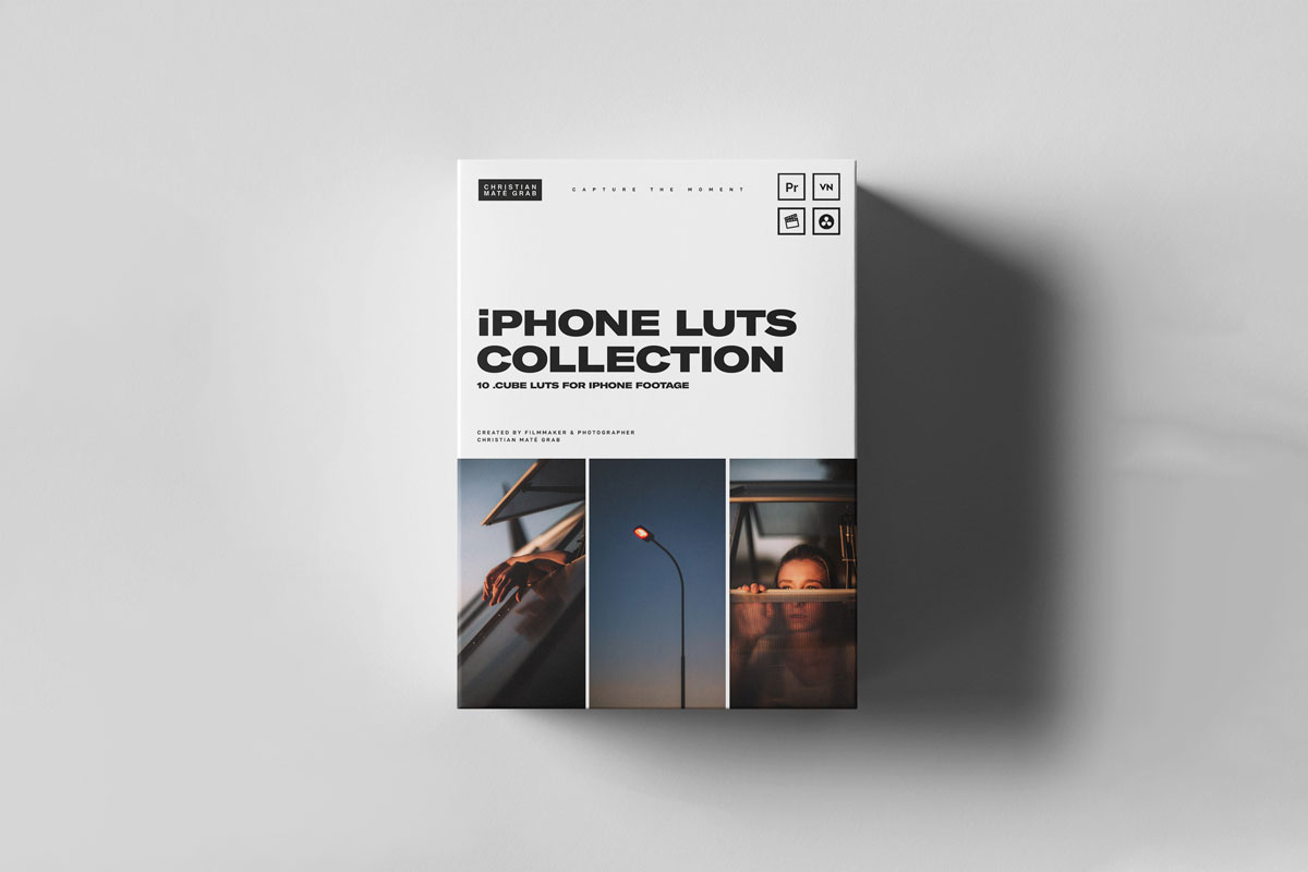 iPhone系列专用旅拍电影视觉效果LUT调色预设 Christian Mate Grab iPhone LUTs Collection（8484）图层云