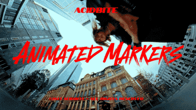 AcidBite – Animated Markers 308个趣味抽象潦草手绘艺术符号标记动画视频背景涂鸦大师（8486）