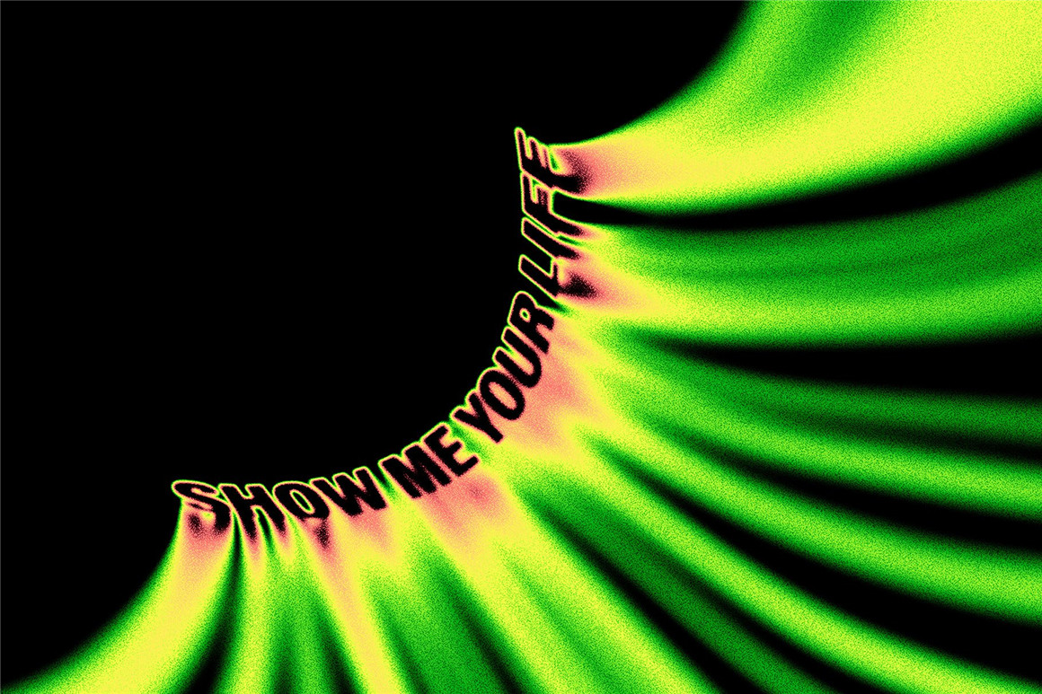 新潮复古迷幻视觉酸性液体艺术音乐海报封面融化文字效果 LIQUID TEXT EFFECTS VOL.2（8502）图层云
