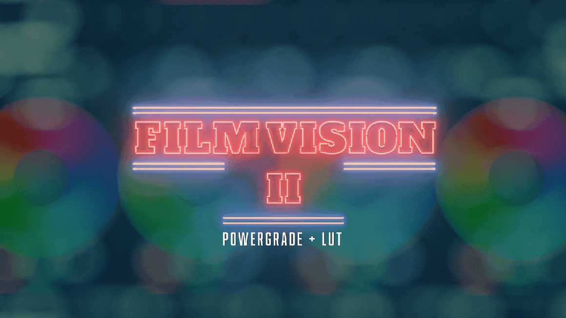 SERR FilmVision V2 Powergrade+LUT 复古柯达Vision3 500T/250D胶片模拟仿真商业级颜色分级预设包（8535）