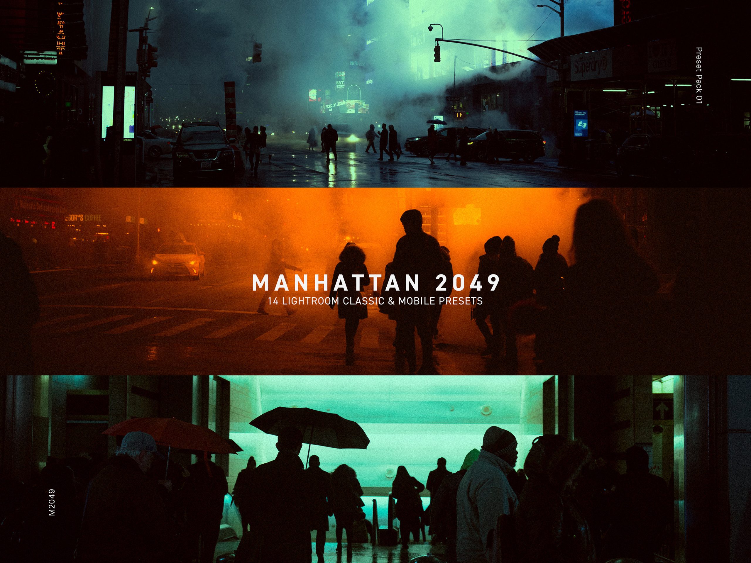 银翼杀手风格夜间摄影暗色调LR调色预设 Manhattan 2049（8452）图层云