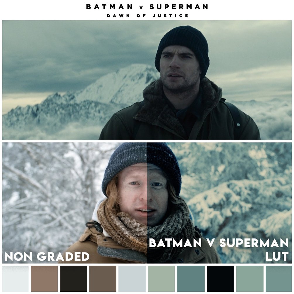 《蝙蝠侠大战超人：正义黎明》好莱坞电影LUT调色预设（8582）图层云
