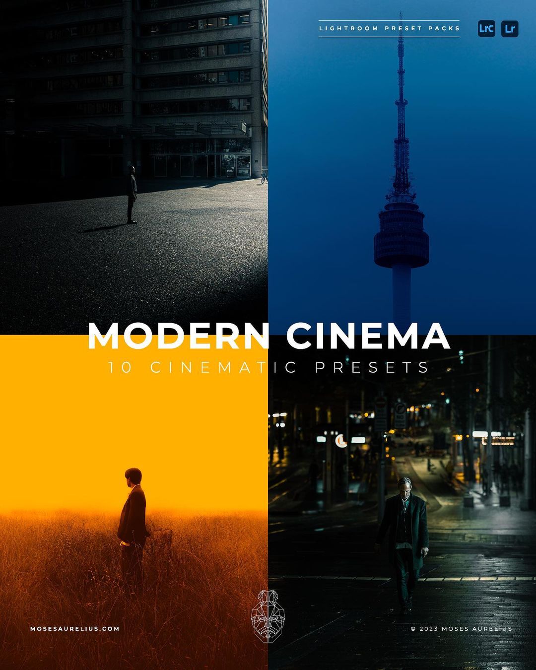 超现实夜景氛围美学电影之旅黑暗色调LR调色预设 Moses Aurelius - Modern Cinema（8634）图层云