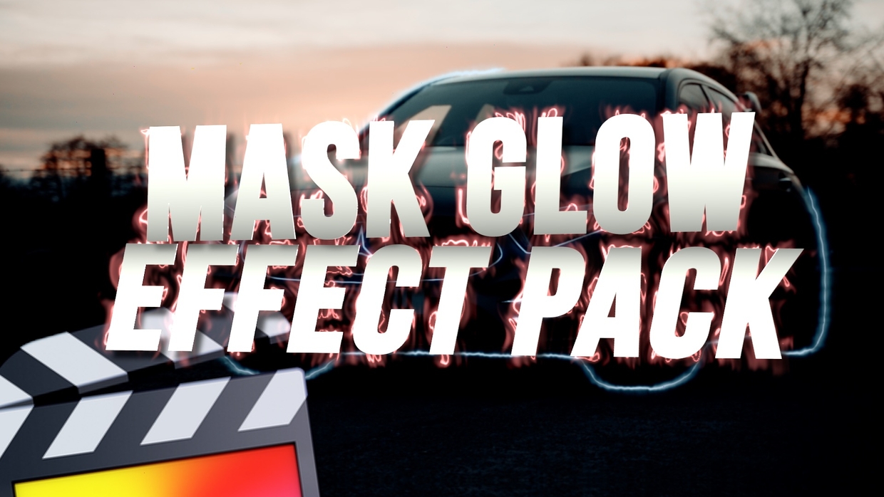 FCPX插件：炫酷蒙版文字图像边缘外框发光线条效果 Ryan Nangle – Mask Glow Effect（8691）